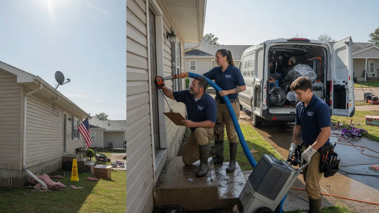 Ceiling Water Damage Restoration in Saint Clair, MO near me